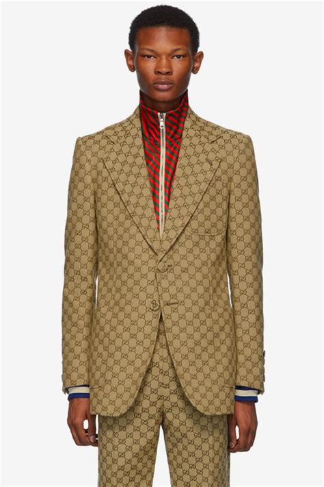 gucci shorts suit